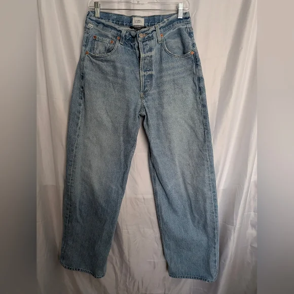 Citizens Of Humanity Ayla Baggy Cuffed Crop Jeans Size 28 - Picture 3 of 9